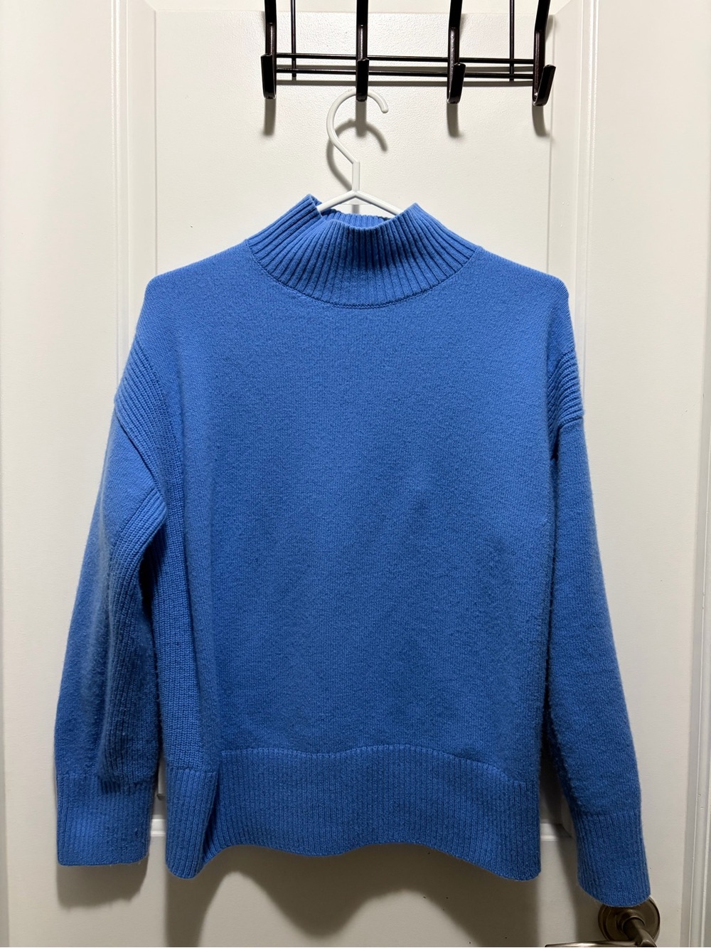 RW&CO. Bright Blue Mock Turtleneck Sweater